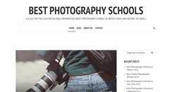 Desktop Screenshot of bestphotographyschools.org