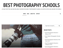 Tablet Screenshot of bestphotographyschools.org